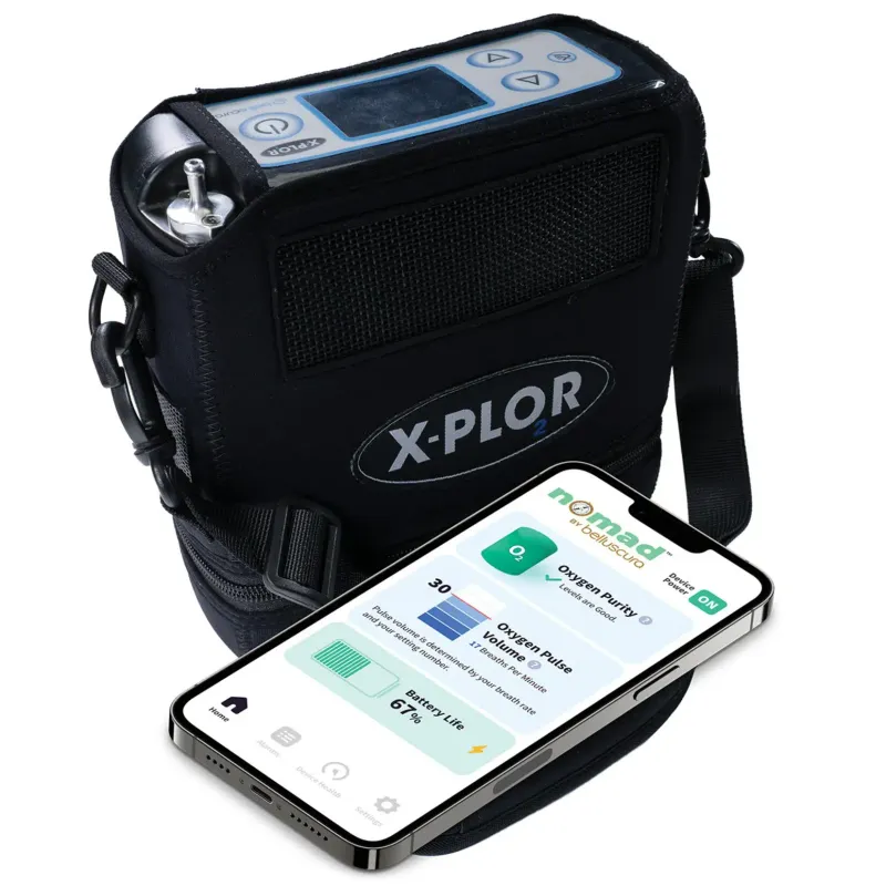 Belluscura X-PLOR portable oxygen concentrator